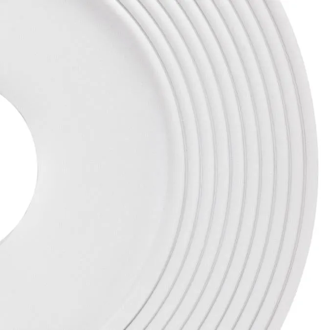 16-Inch Saturn Polyurethane Medallion, White Finish