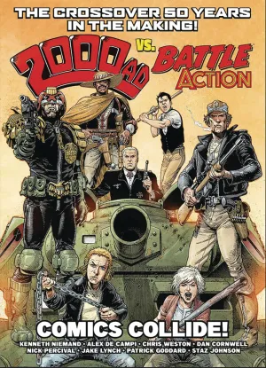 2000 Ad Vs Battle Action Comics Collide Tp (07/17/2024) Rebellion / 2000Ad