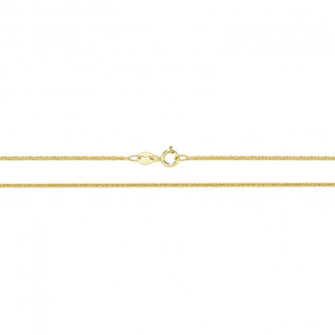 9CT Yellow Gold Wheat Chain CH224