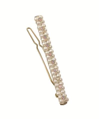 All In A Row - Spangle Pearl Clip by Hot Tomato