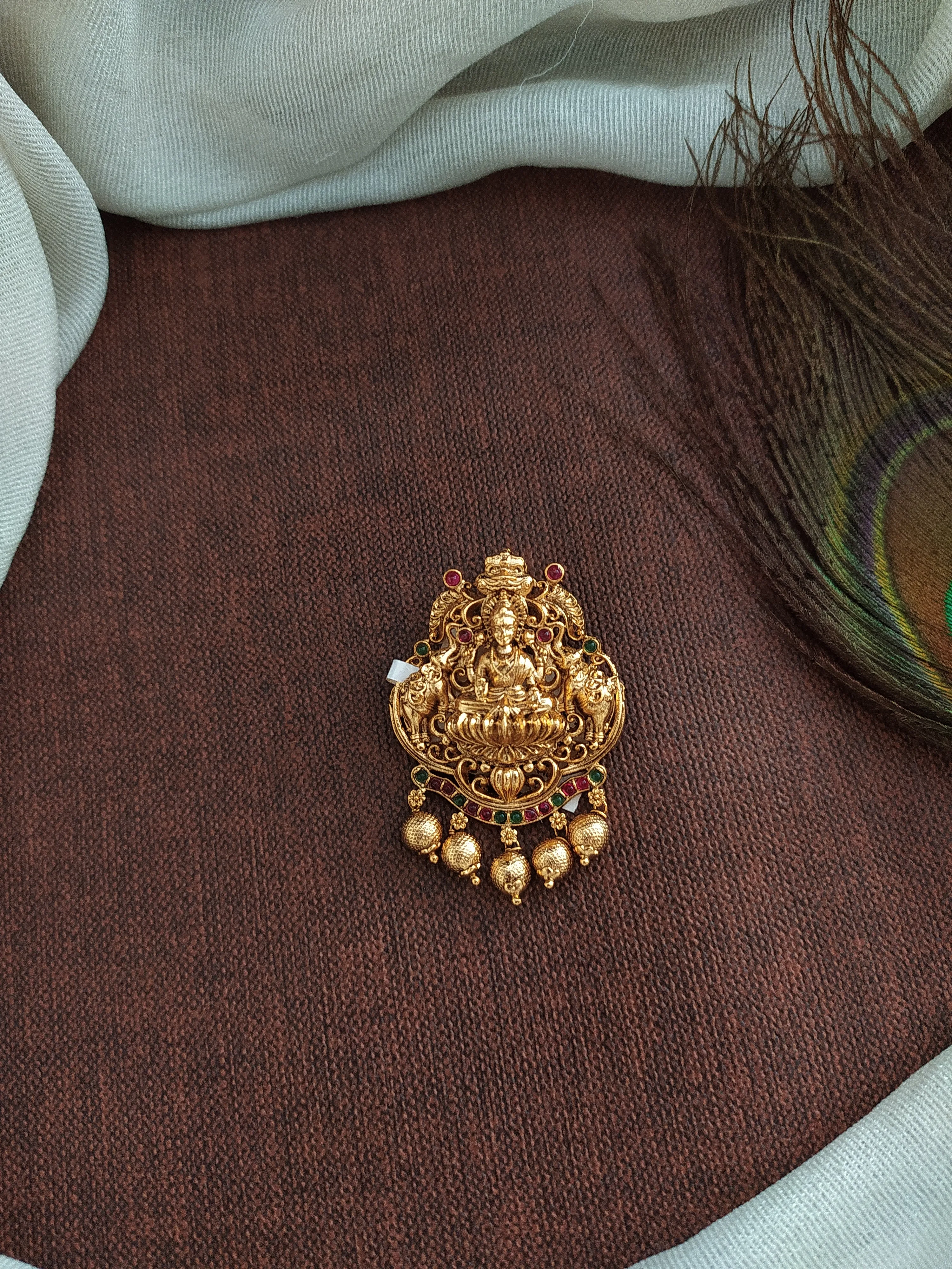 Antique Lakshmi Pendant Set