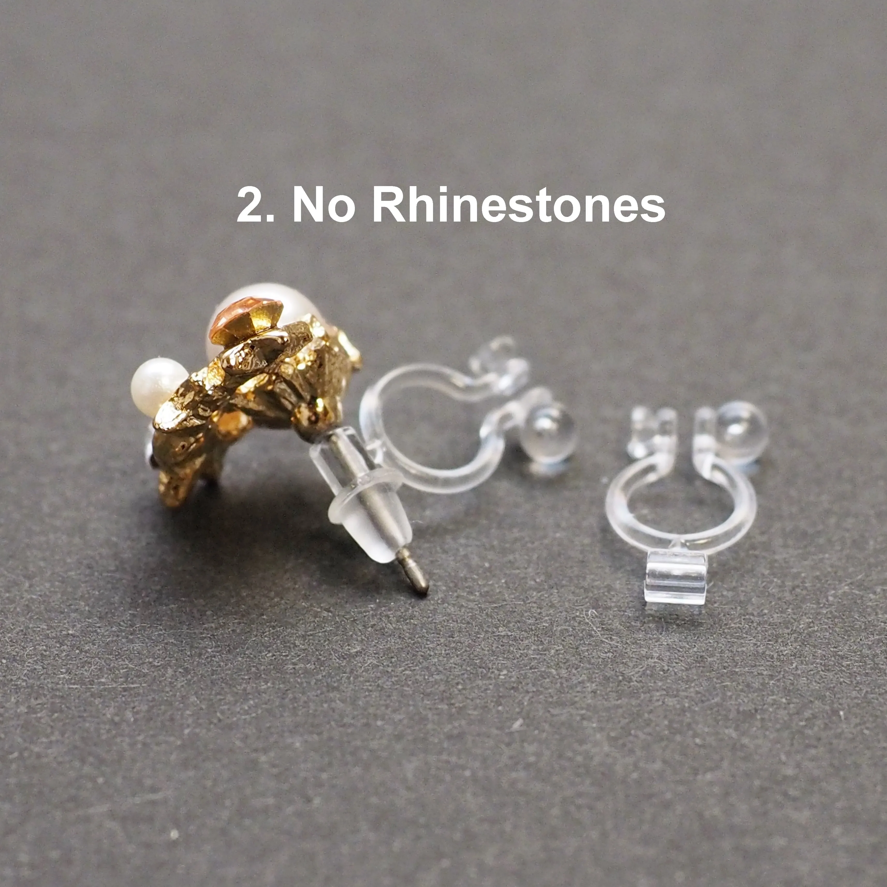 Best seller!  2 pairs of Pierced look and comfortable invisible clip on earring converters