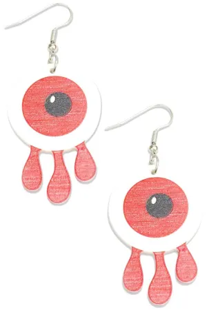 Bloody Eyeball Dangle Earrings