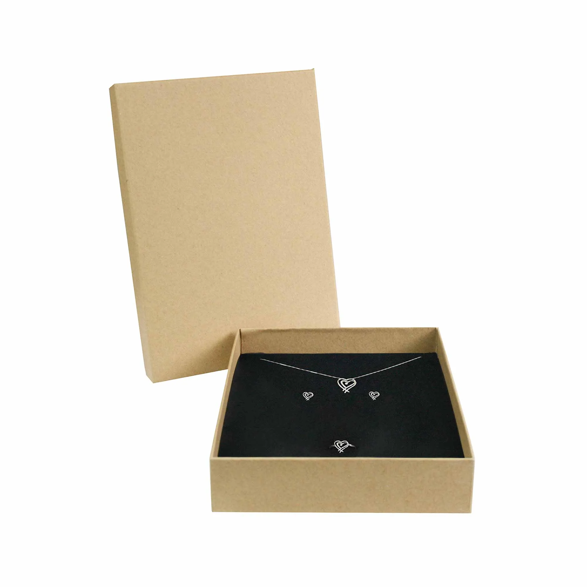 Brown Jewellery Box - Pack of 8