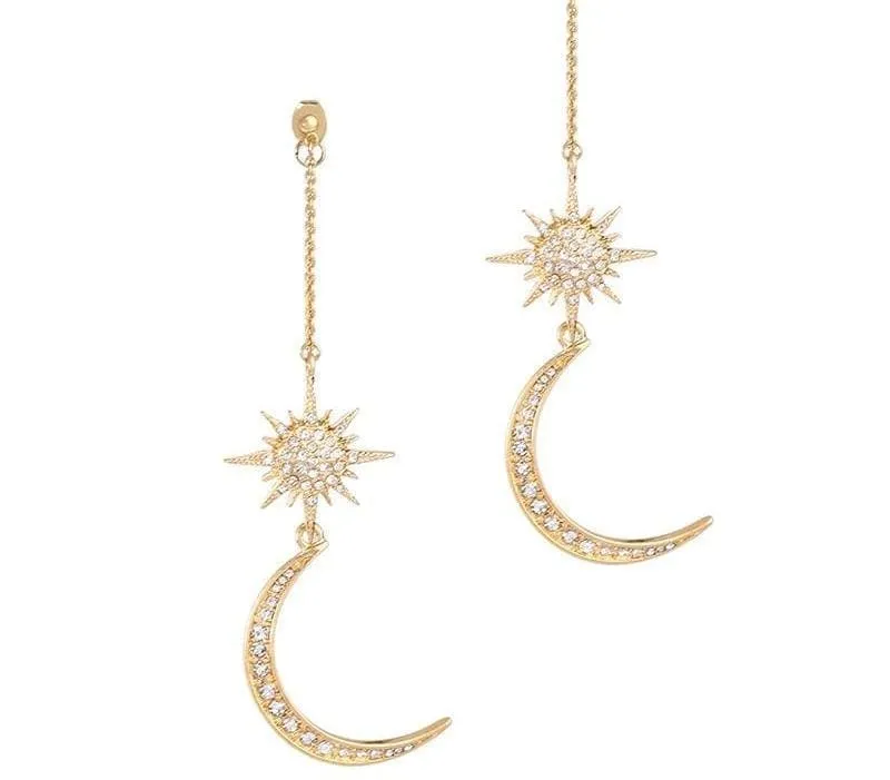 Charming Star Moon earrings