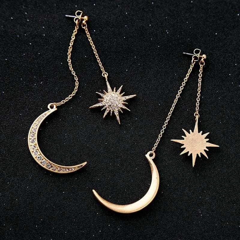 Charming Star Moon earrings