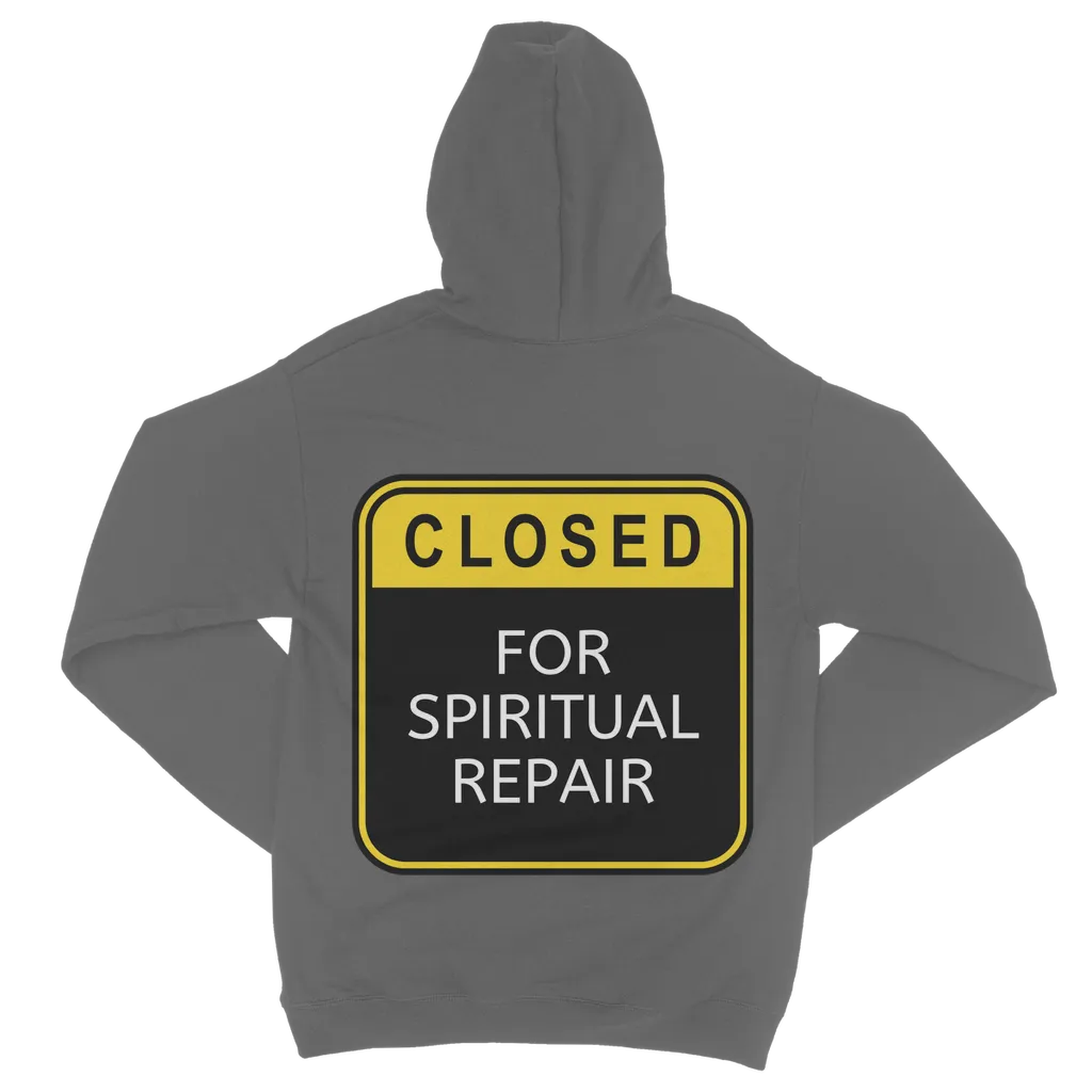 Closed for Spiritual Repair Classic Adult Zip Hoodie