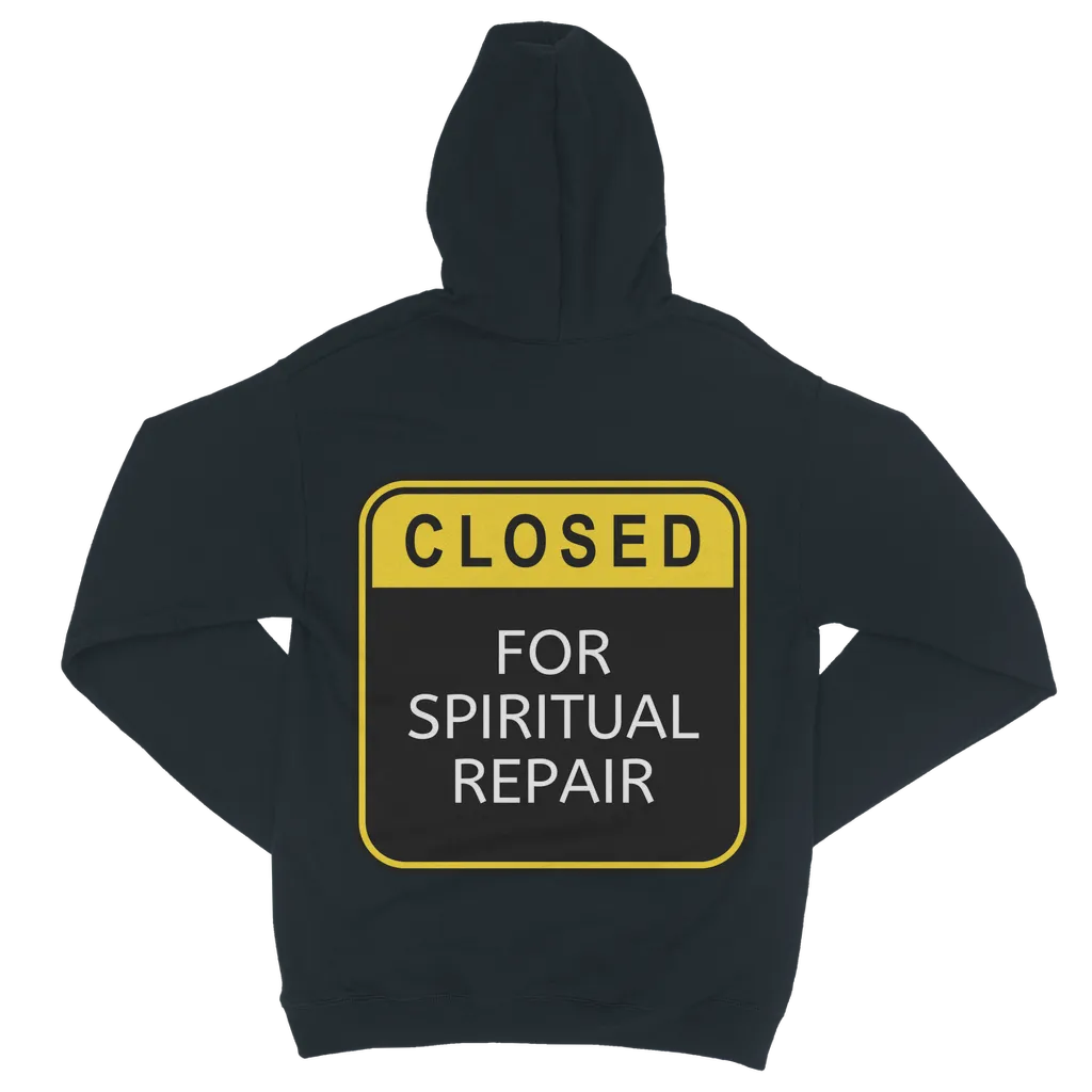 Closed for Spiritual Repair Classic Adult Zip Hoodie