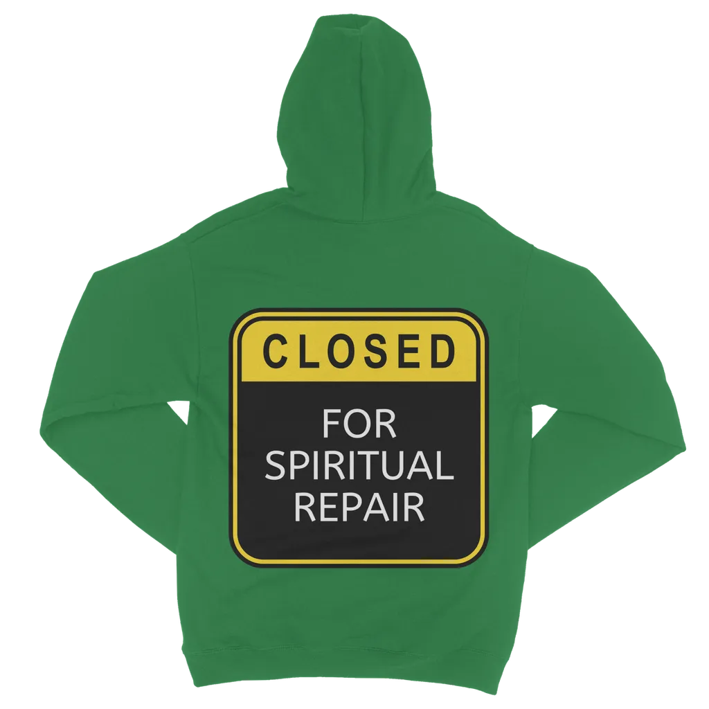 Closed for Spiritual Repair Classic Adult Zip Hoodie