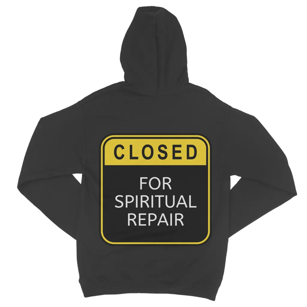 Closed for Spiritual Repair Classic Adult Zip Hoodie