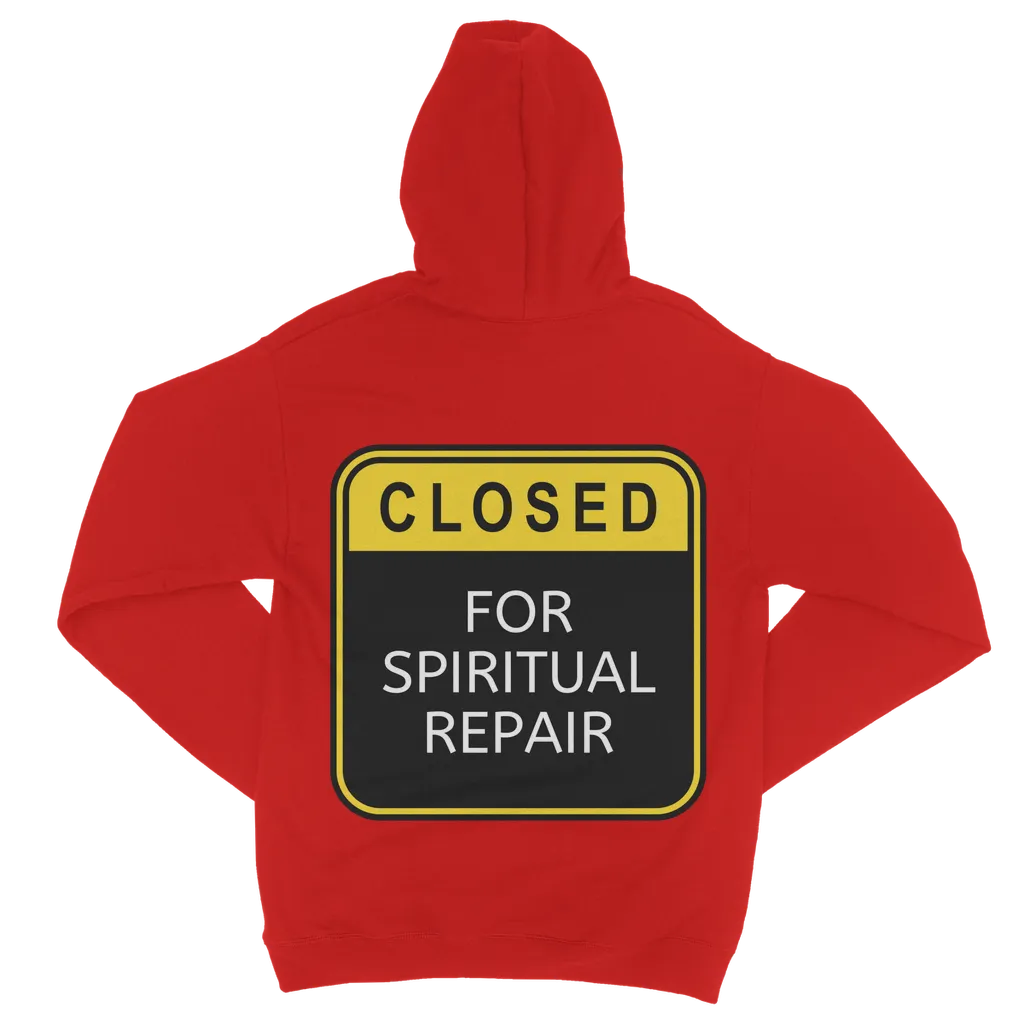 Closed for Spiritual Repair Classic Adult Zip Hoodie