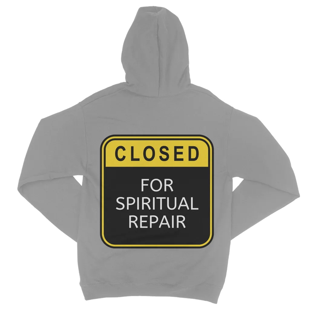 Closed for Spiritual Repair Classic Adult Zip Hoodie