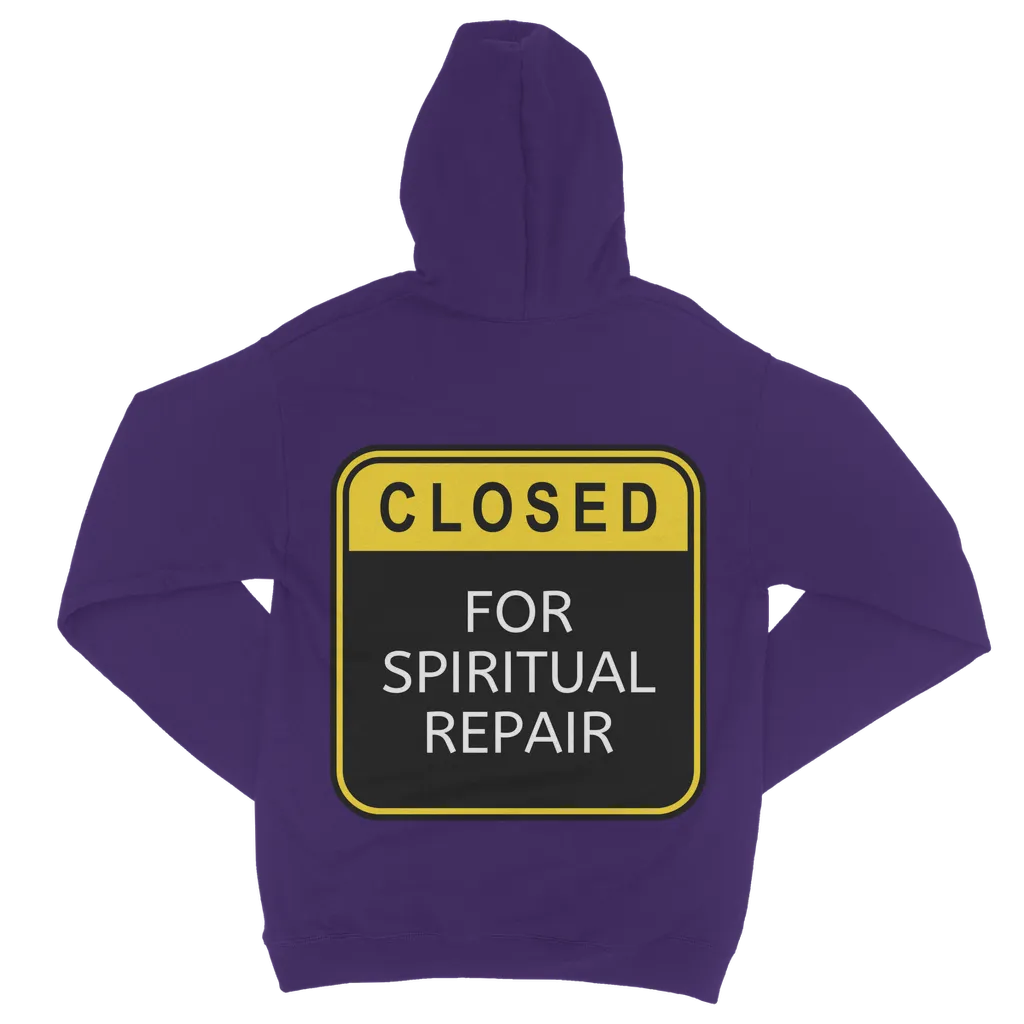 Closed for Spiritual Repair Classic Adult Zip Hoodie