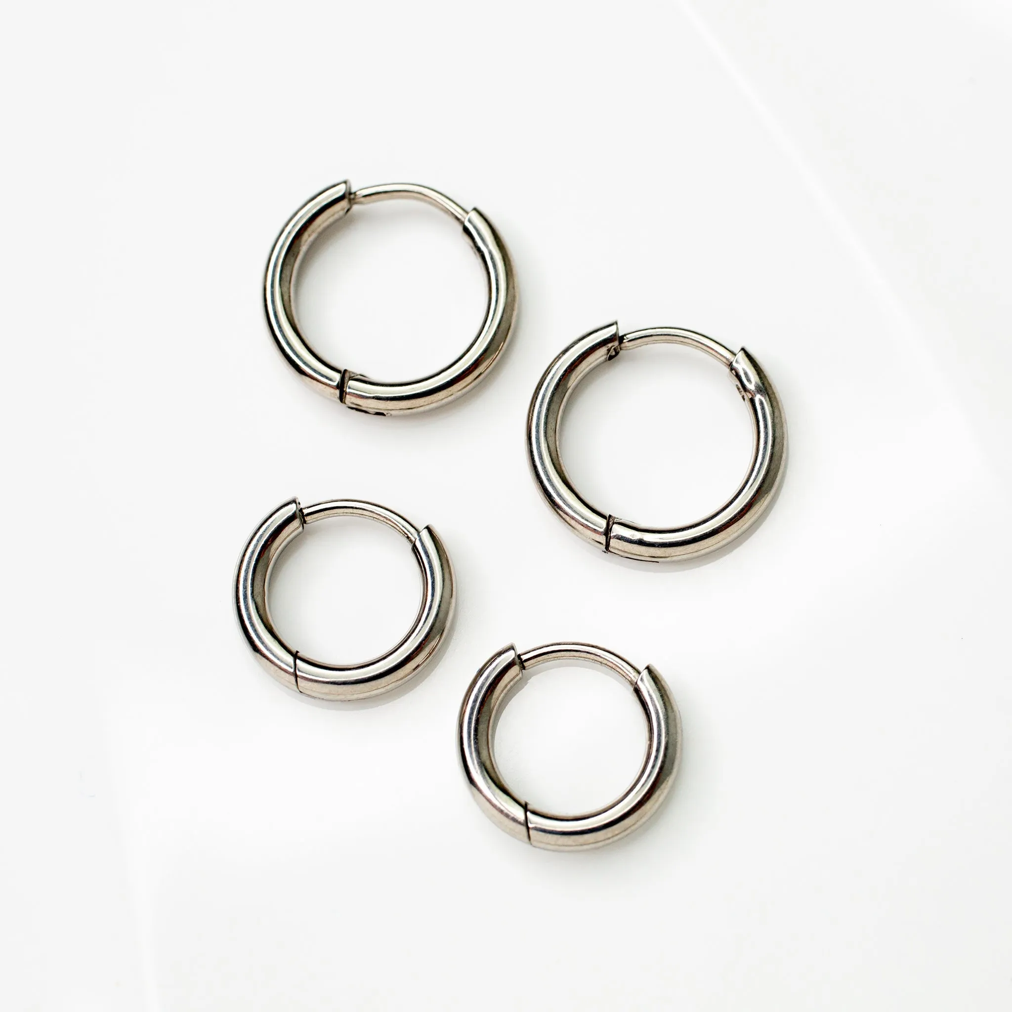 Essential Locking Sleeper Huggie Earrings