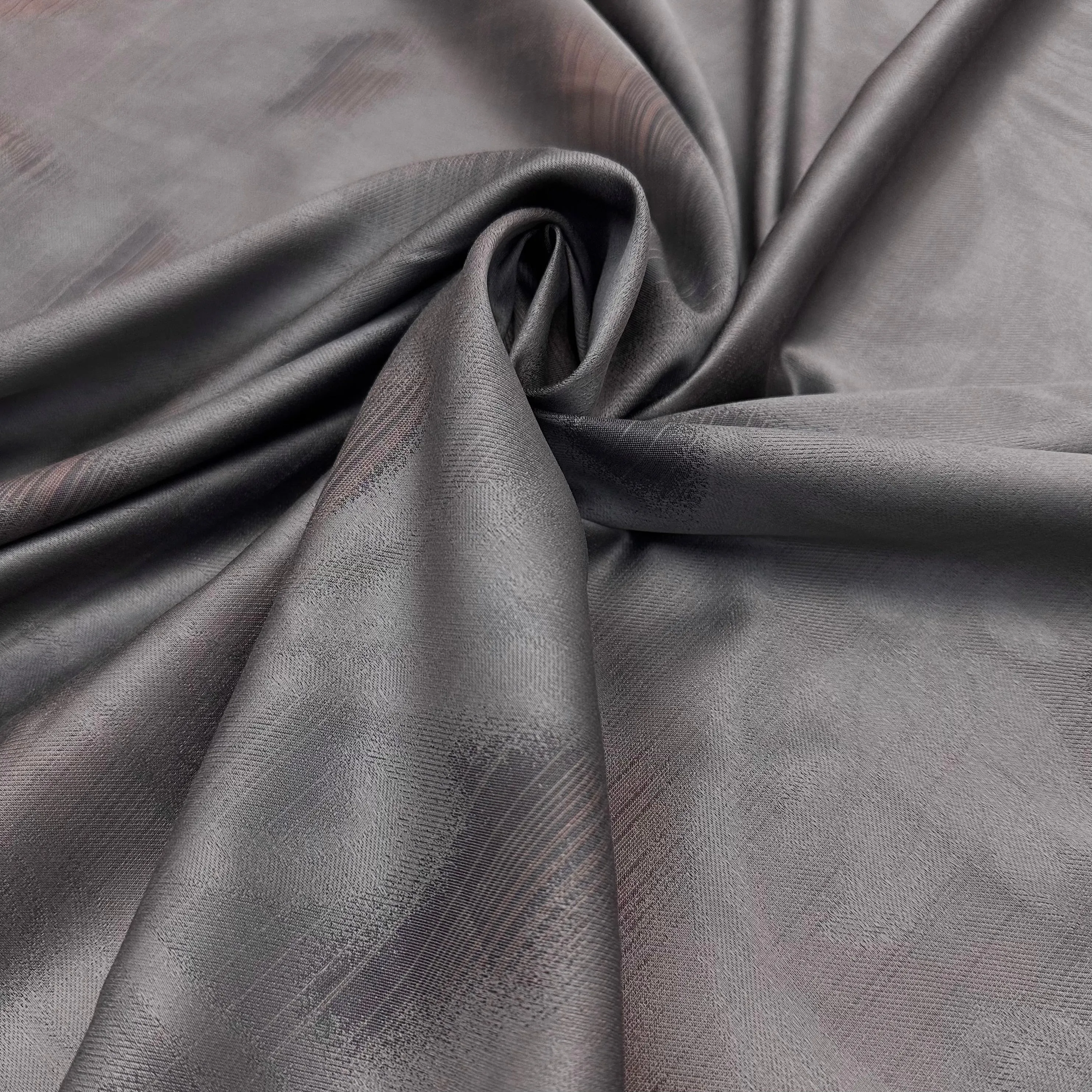 Gran Gray Damask Jacquard Fabric 108"