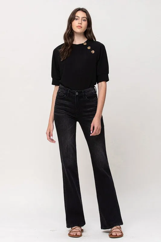 High Rise Relax Flare Jeans