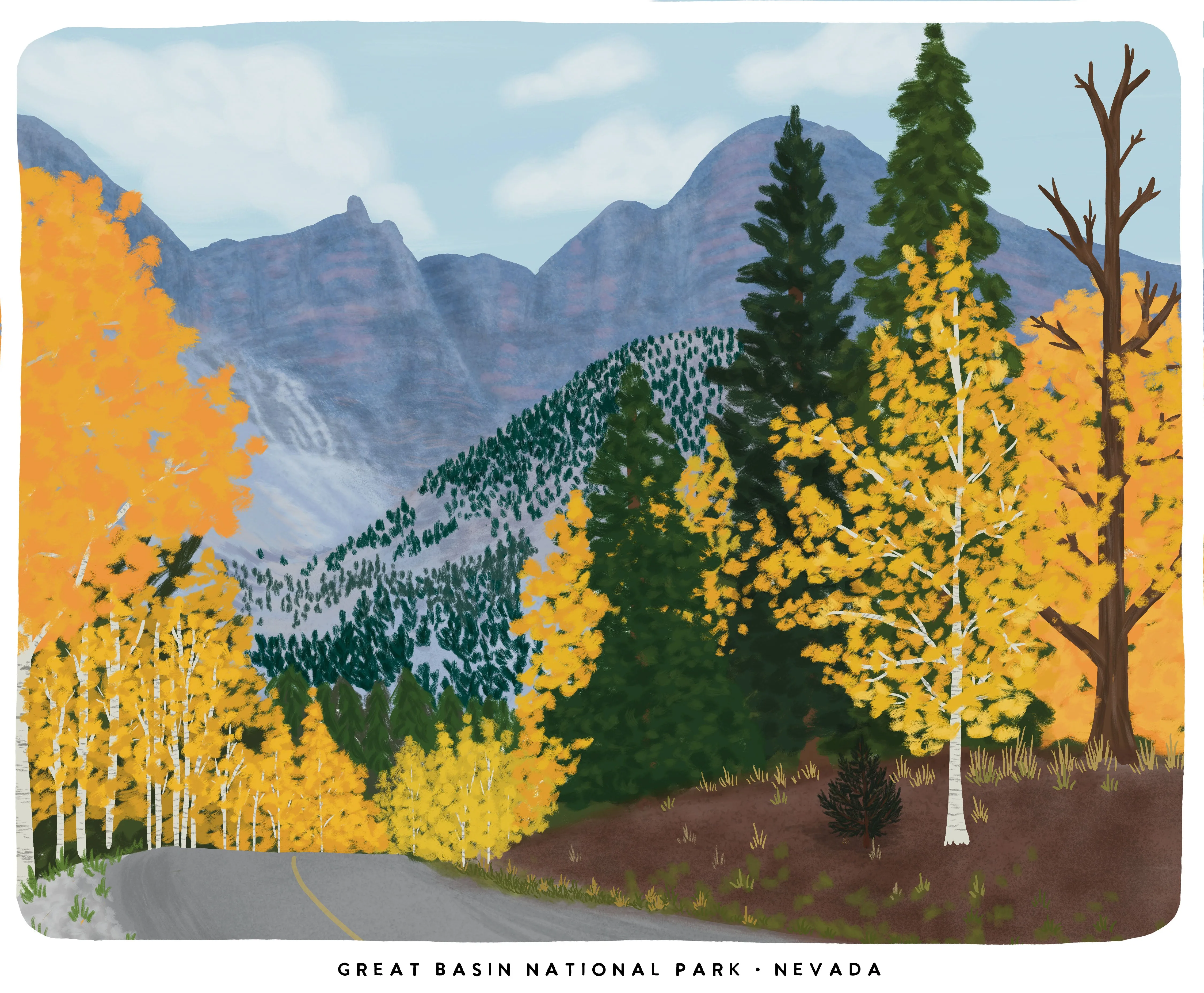 Illustrated National Park Prints