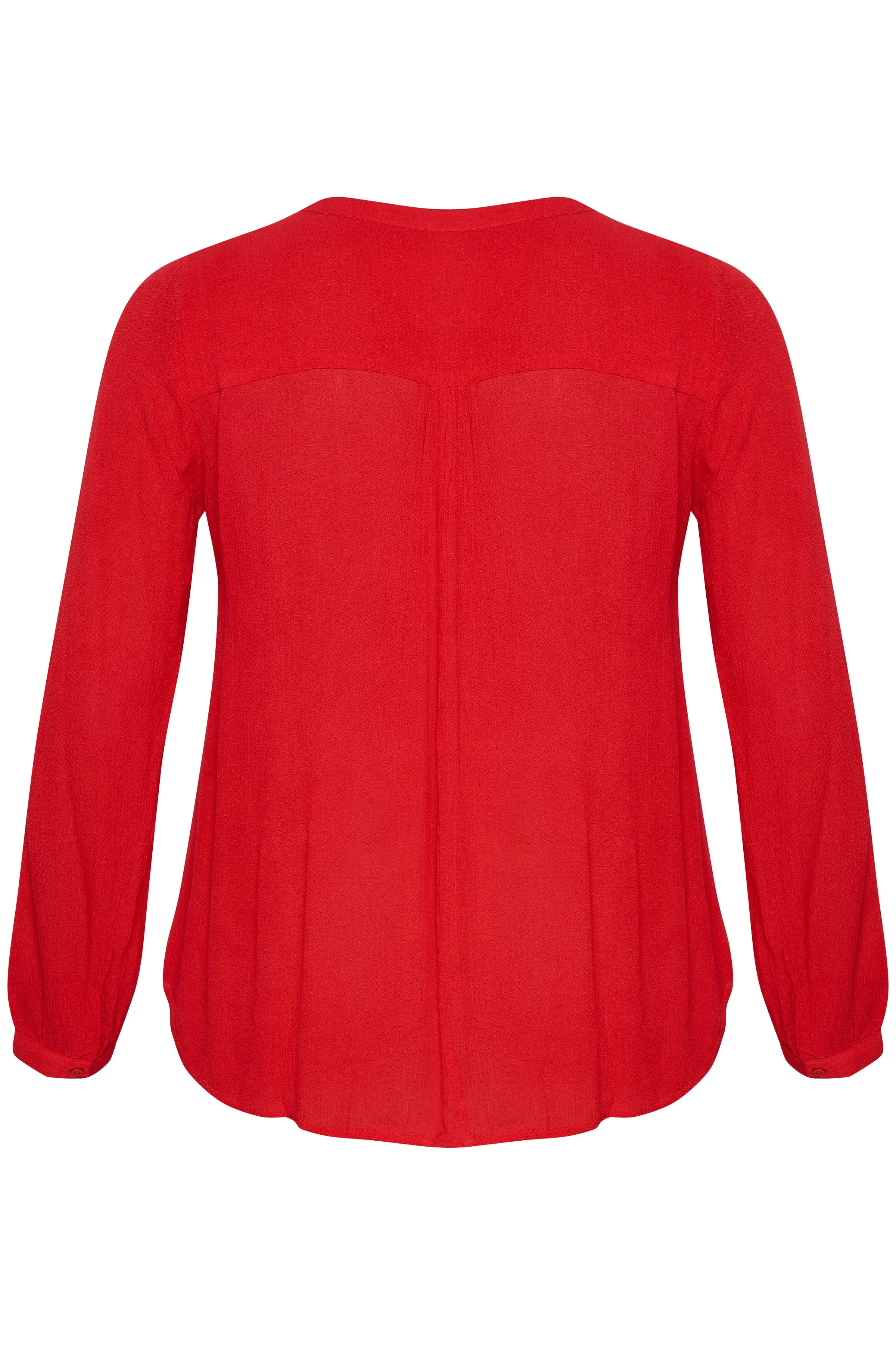 Kaffe Curve Ami Blouse in Haute Red