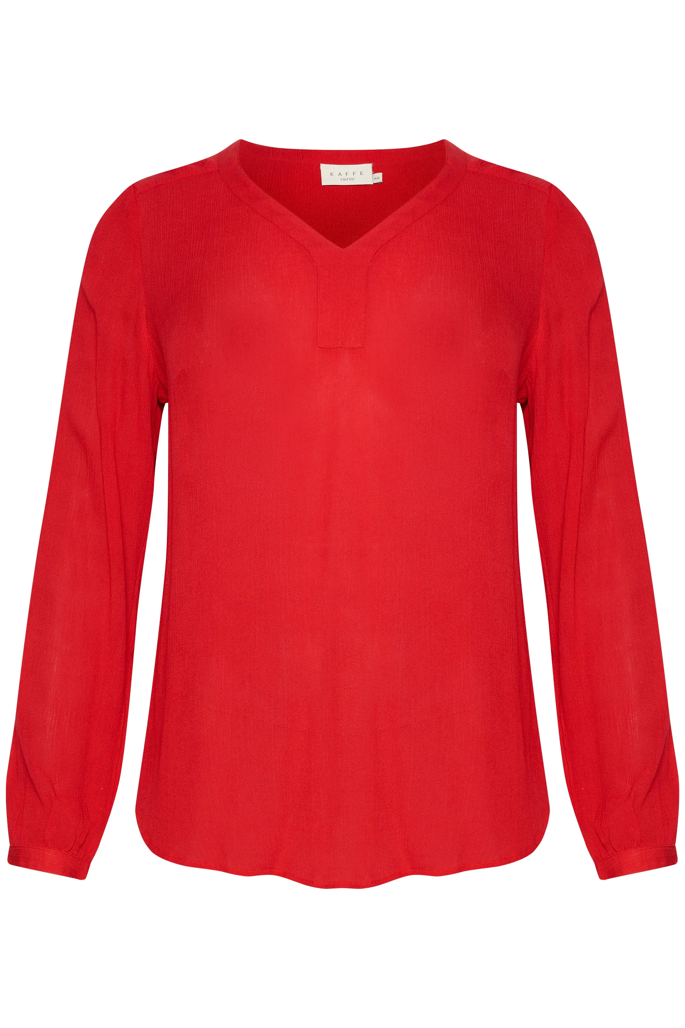 Kaffe Curve Ami Blouse in Haute Red