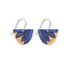 Kirsten Katz Botanic Blues - Small Bell Drop Earrings