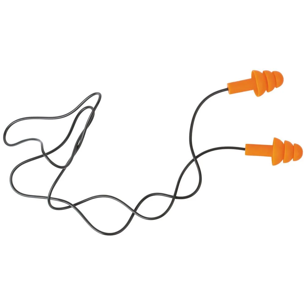 Klein 605036 Corded Earplugs, 6-Pair Pack