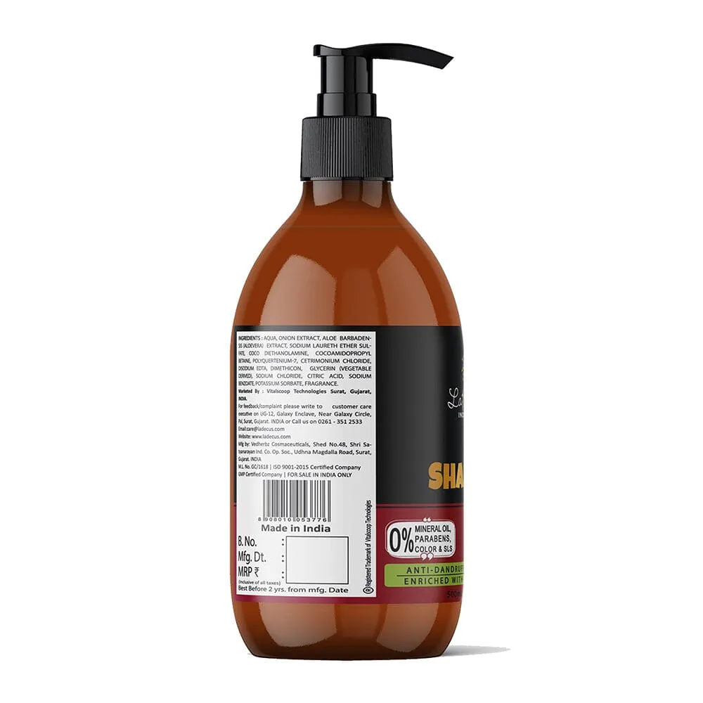 La'Decus India Onion Shampoo For Men Women | 500ml