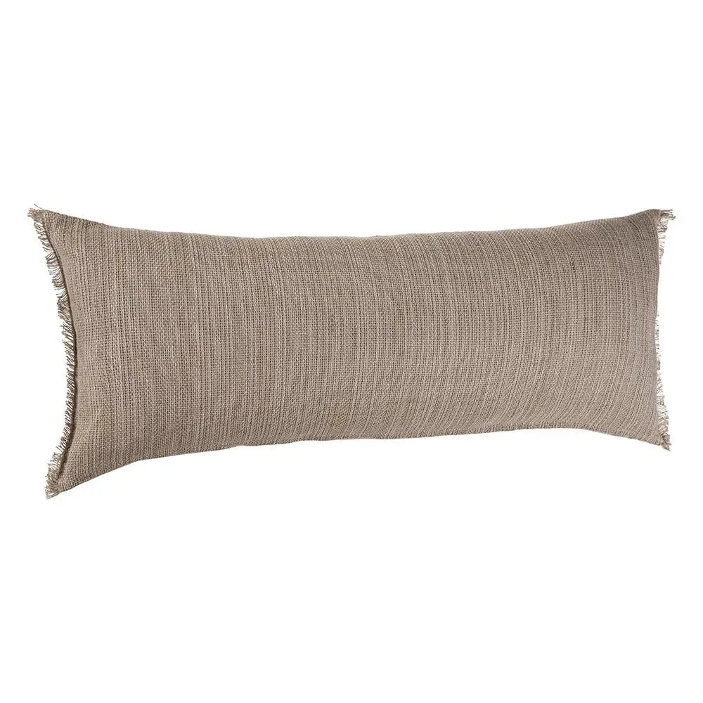 Neutral Tan Lumbar LR07520 Throw Pillow