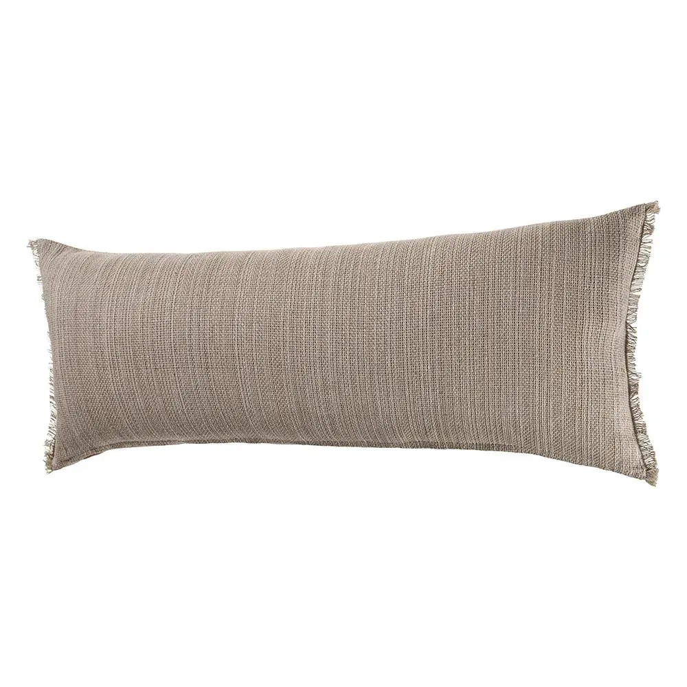 Neutral Tan Lumbar LR07520 Throw Pillow