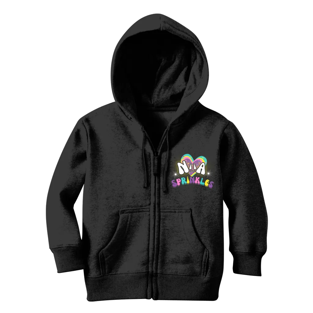 Niia Sprinkles Classic Kids Zip Hoodie