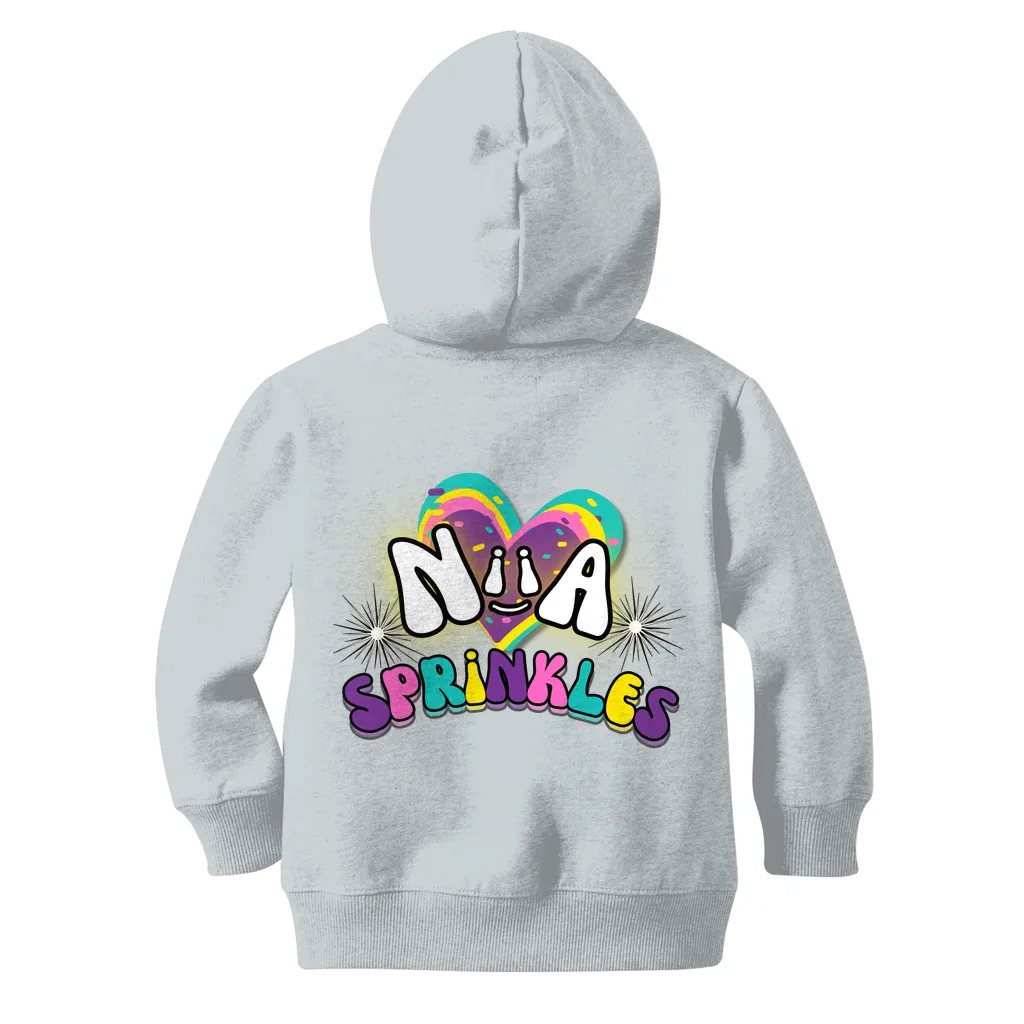 Niia Sprinkles Classic Kids Zip Hoodie