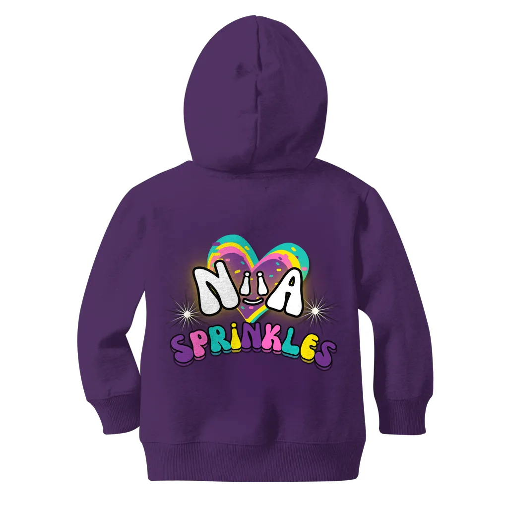 Niia Sprinkles Classic Kids Zip Hoodie