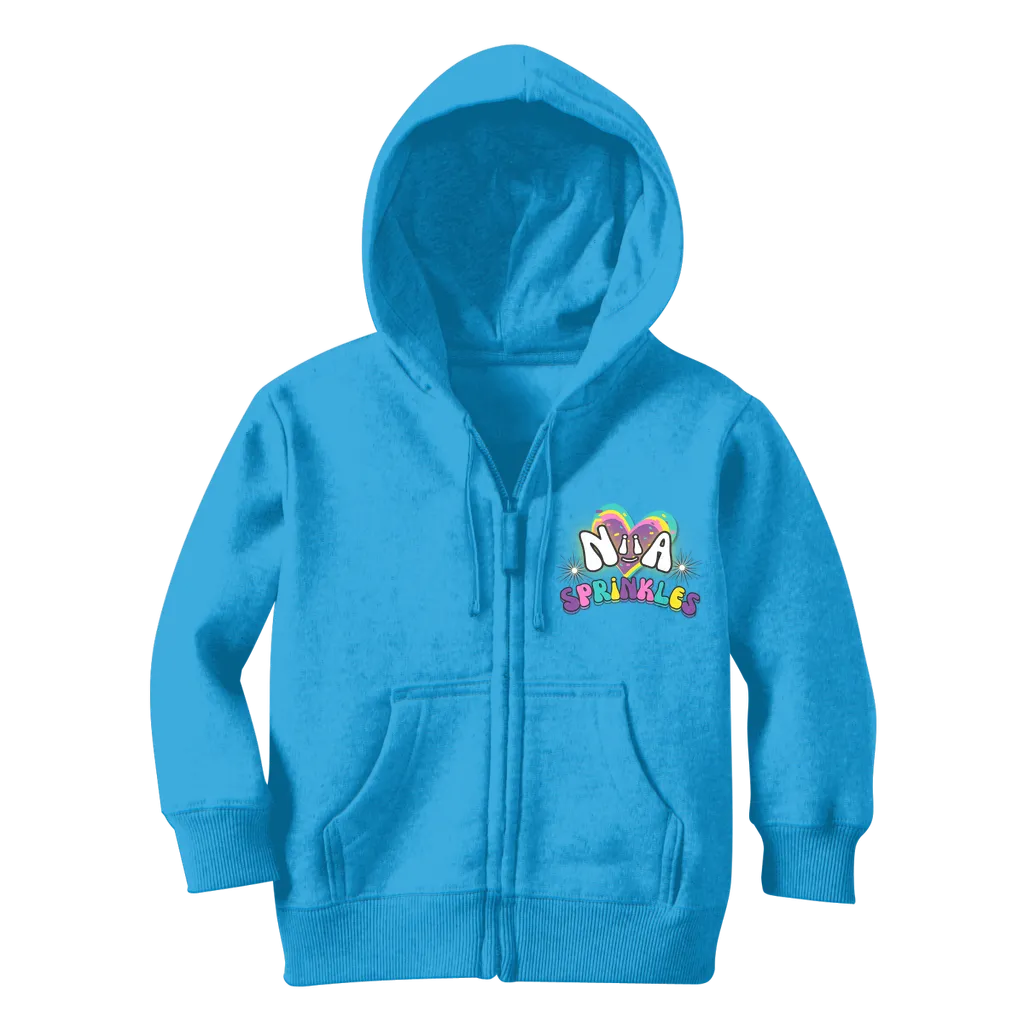 Niia Sprinkles Classic Kids Zip Hoodie