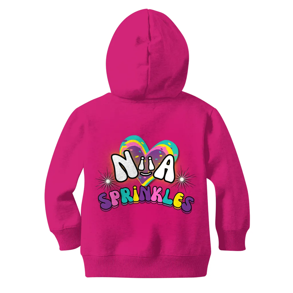 Niia Sprinkles Classic Kids Zip Hoodie