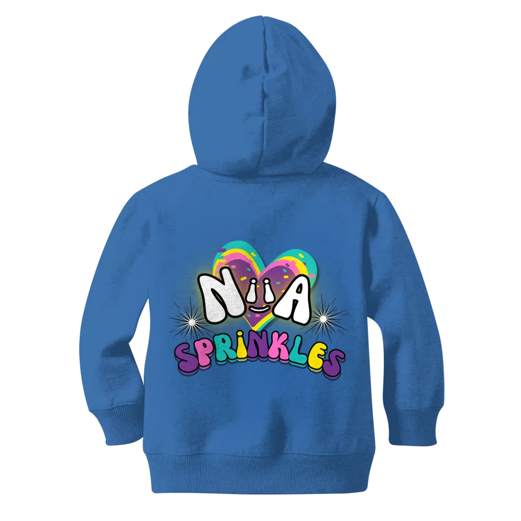 Niia Sprinkles Classic Kids Zip Hoodie