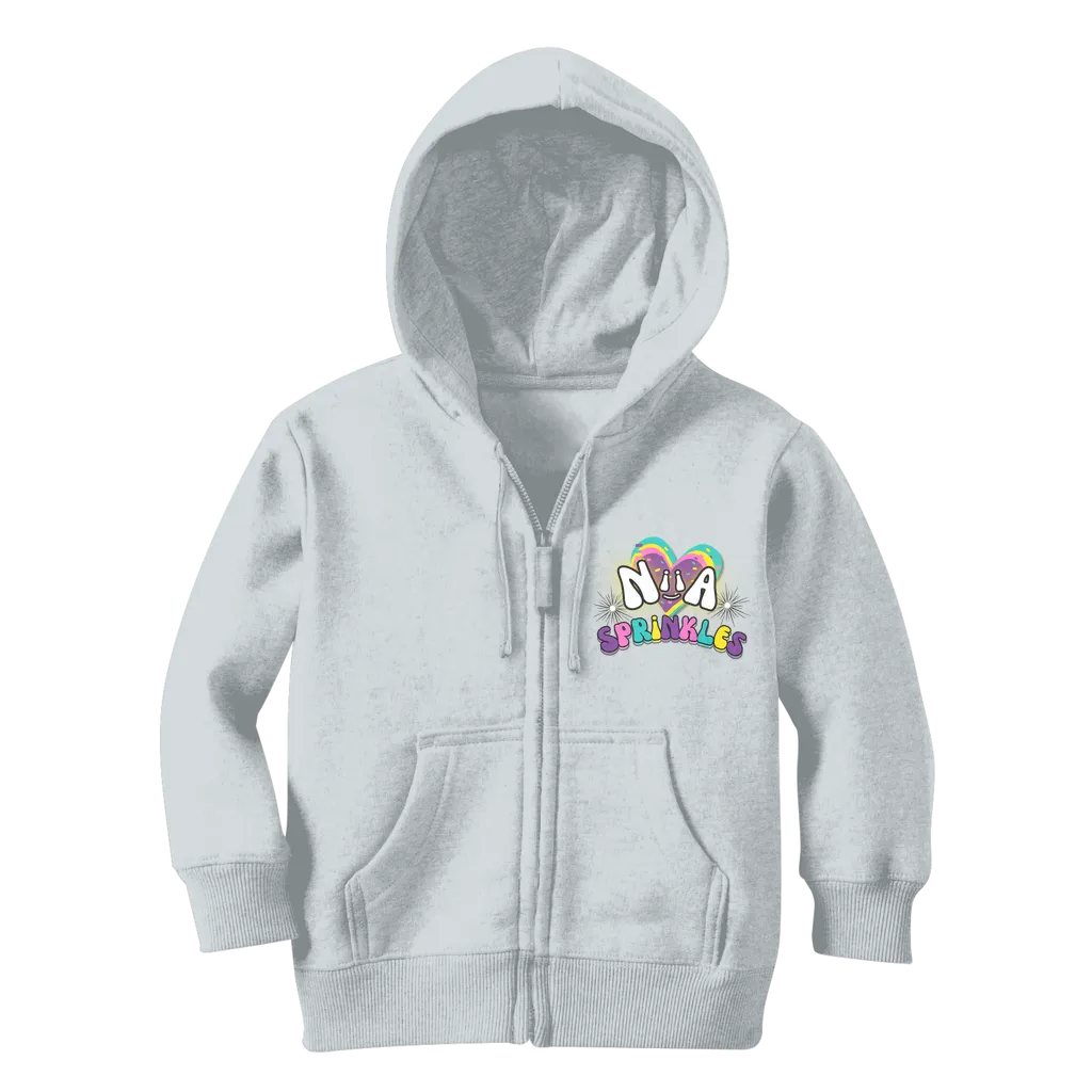 Niia Sprinkles Classic Kids Zip Hoodie