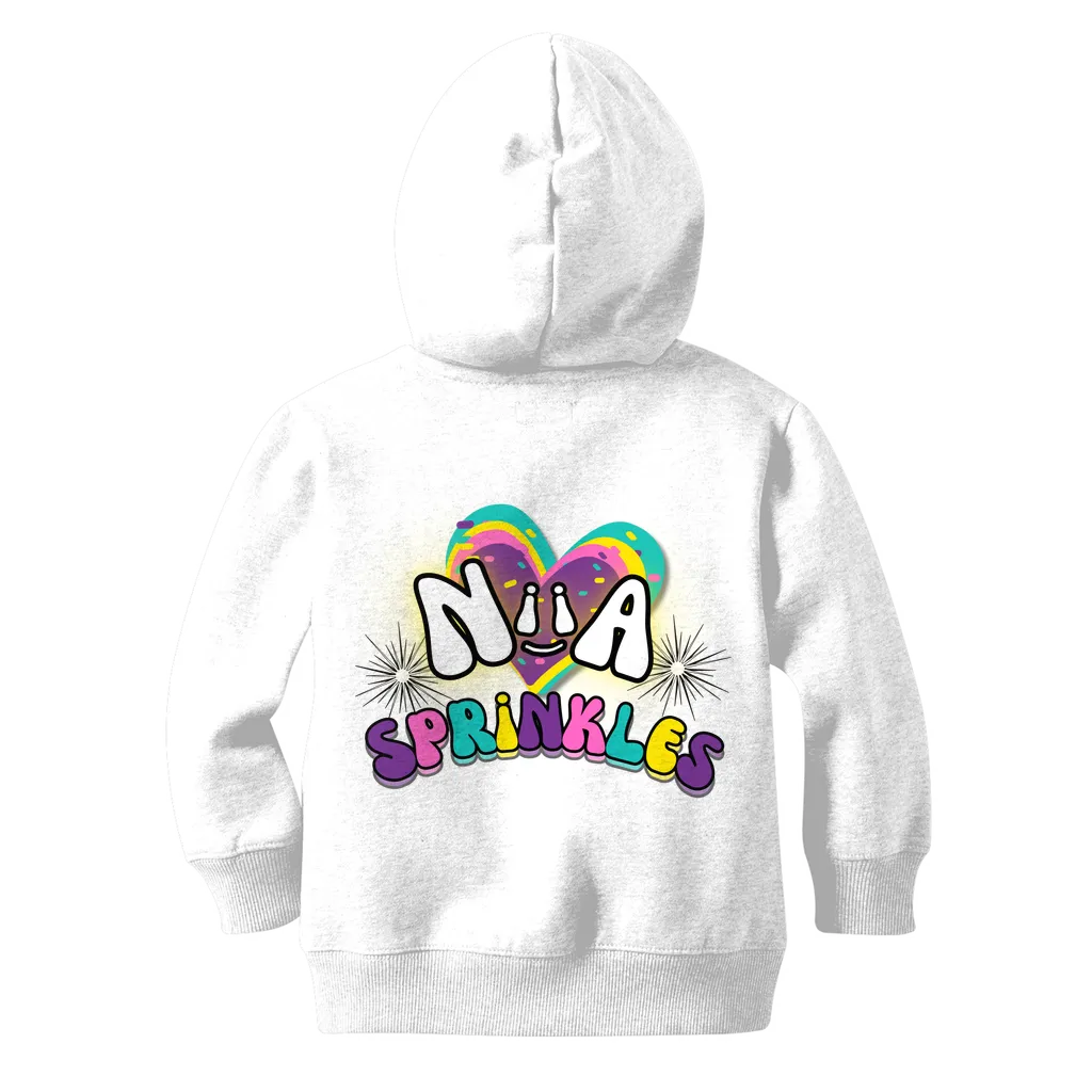 Niia Sprinkles Classic Kids Zip Hoodie