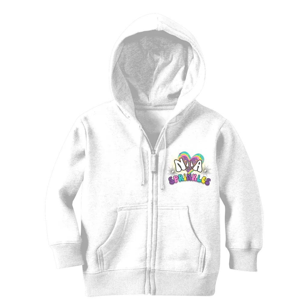 Niia Sprinkles Classic Kids Zip Hoodie