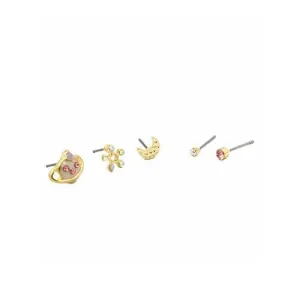 Nude Jewel Planet Moon And Star Earring Pack