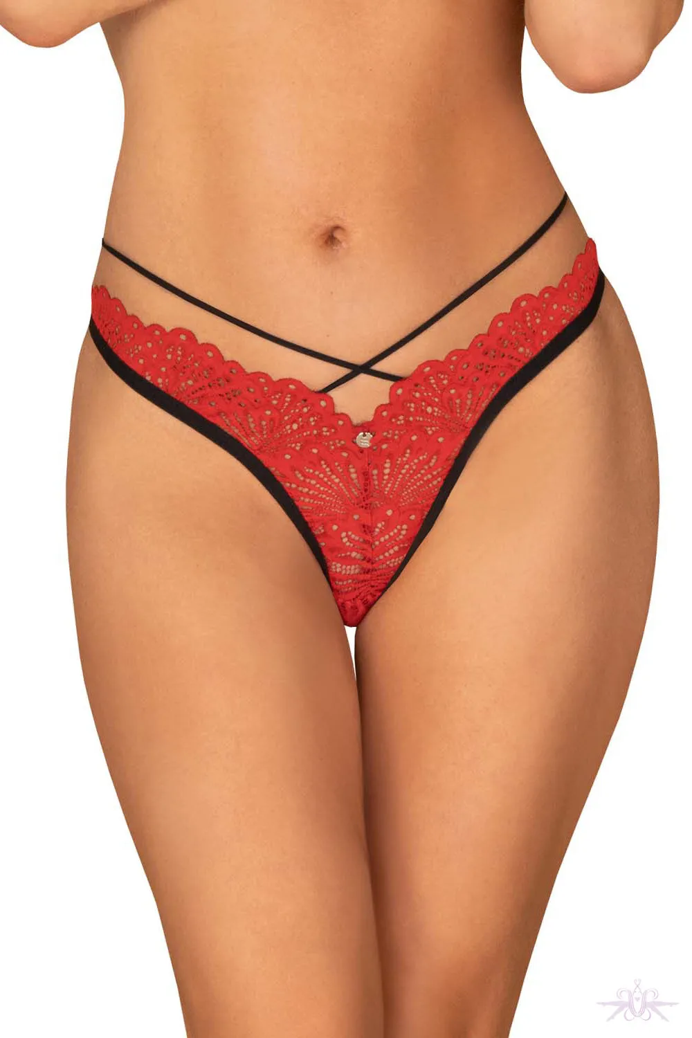 Obsessive Mettia Red Thong