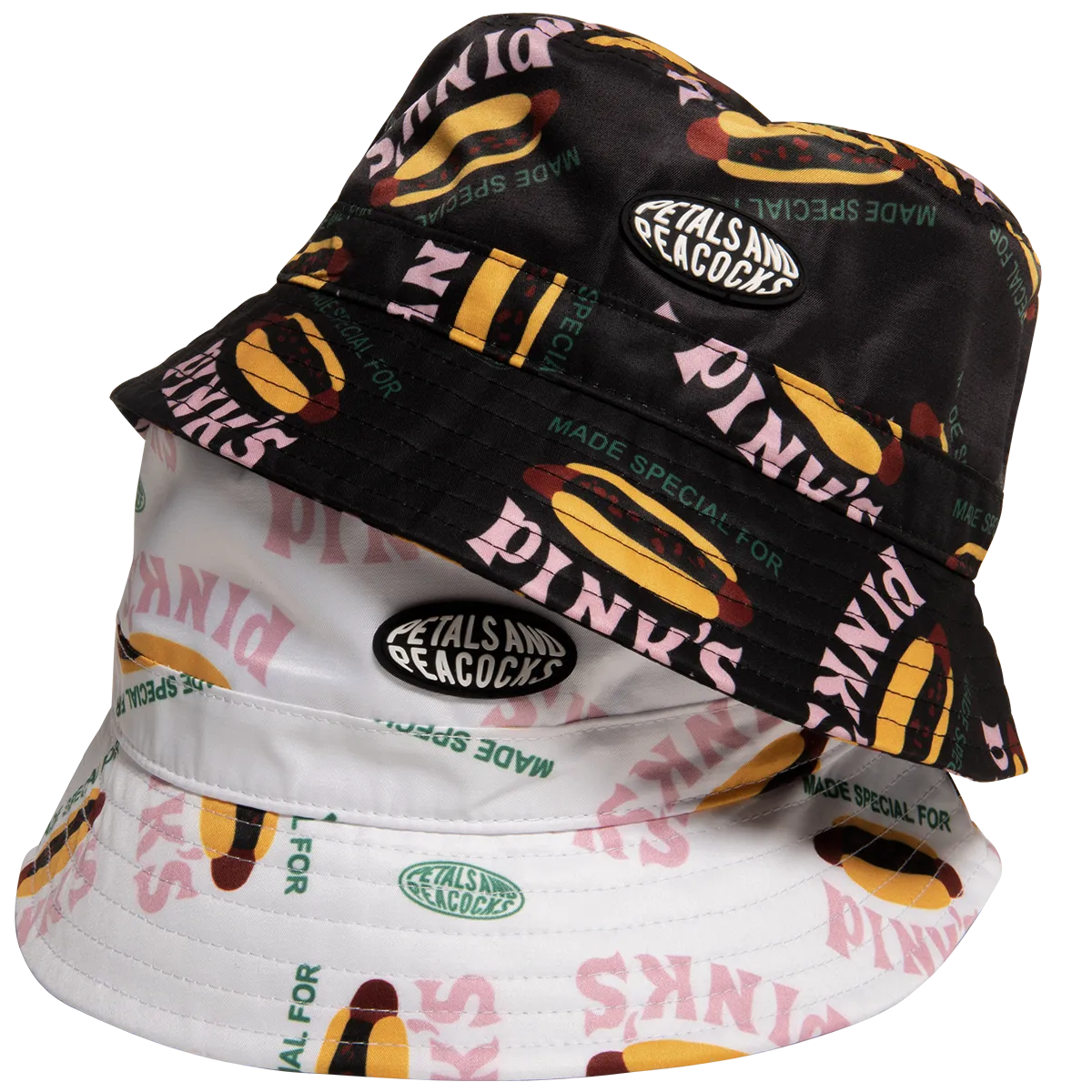 Pink's Made Special Bucket Hat in Black