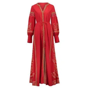 Red Moroccan Nights Dress