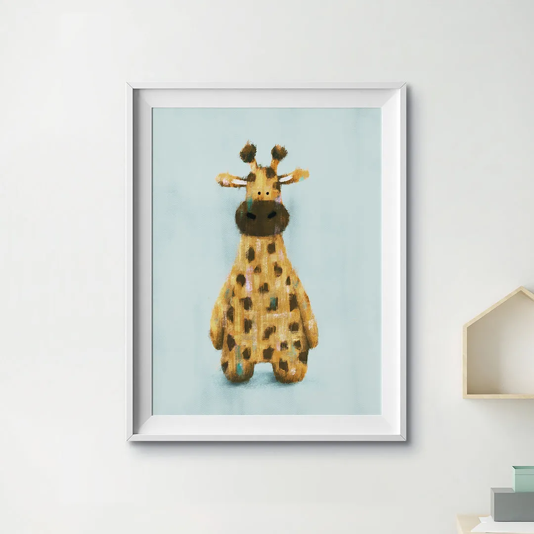 Safari Animals Set Of 3 Nursery Prints