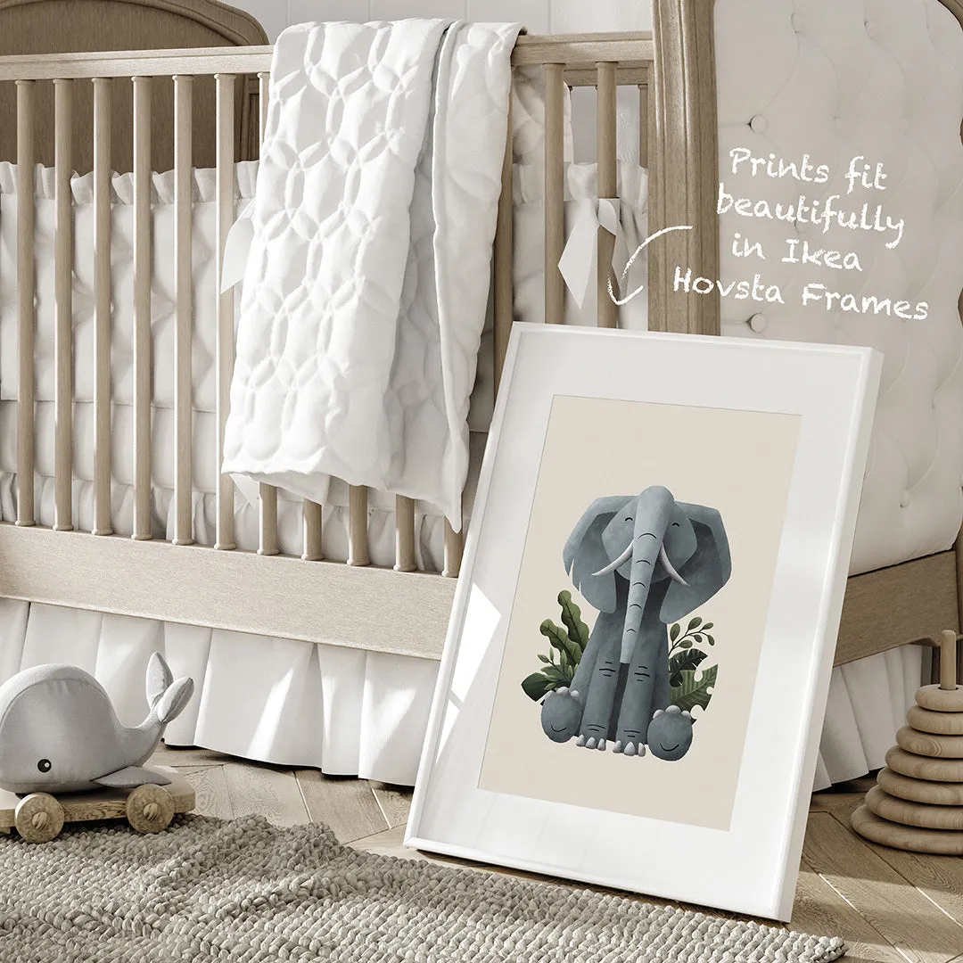 Scandi Safari Nursery Prints Set Of 3