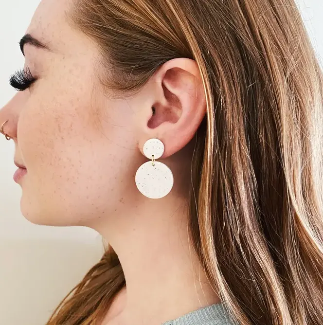 Shelby  | The Timeless Collection | Handmade Polymer Clay Earrings