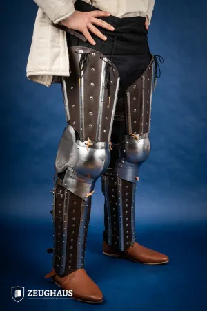 Splinted Leg Armor Brown