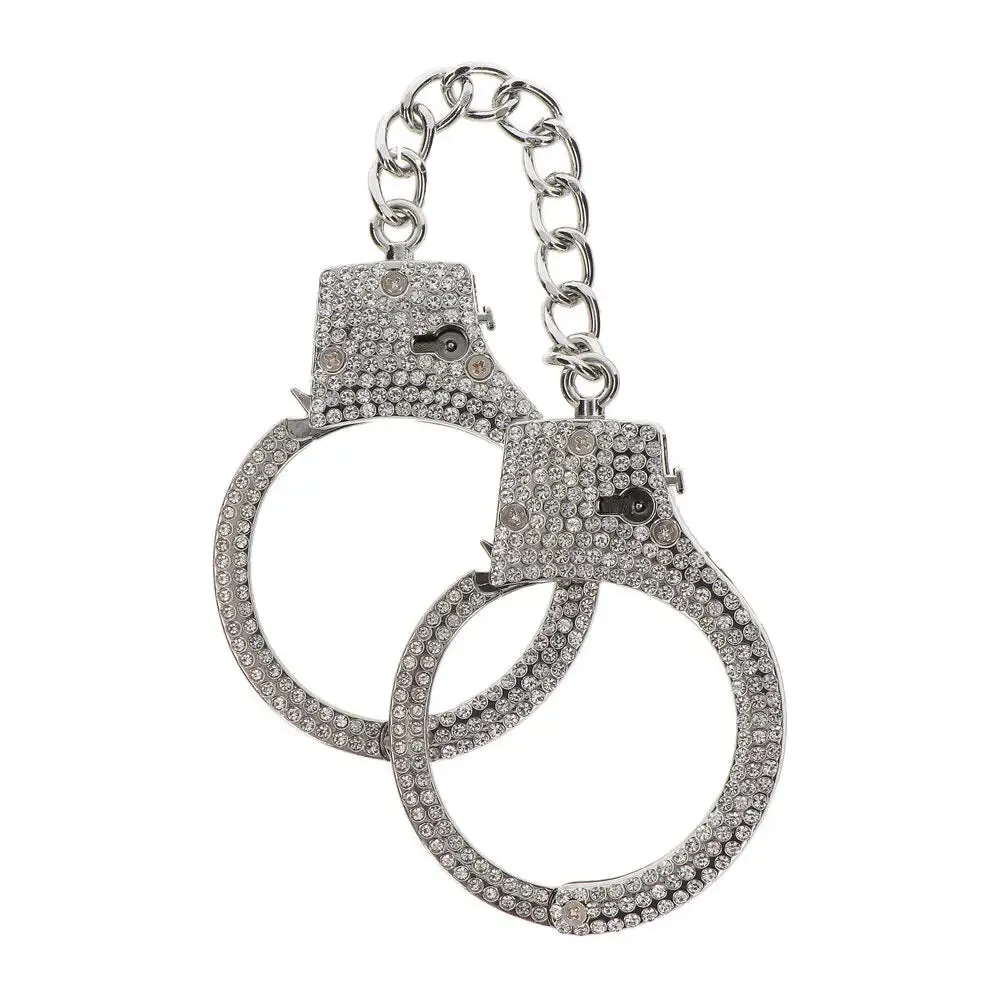 Taboom Metal Bondage Diamond Wrist Cuffs