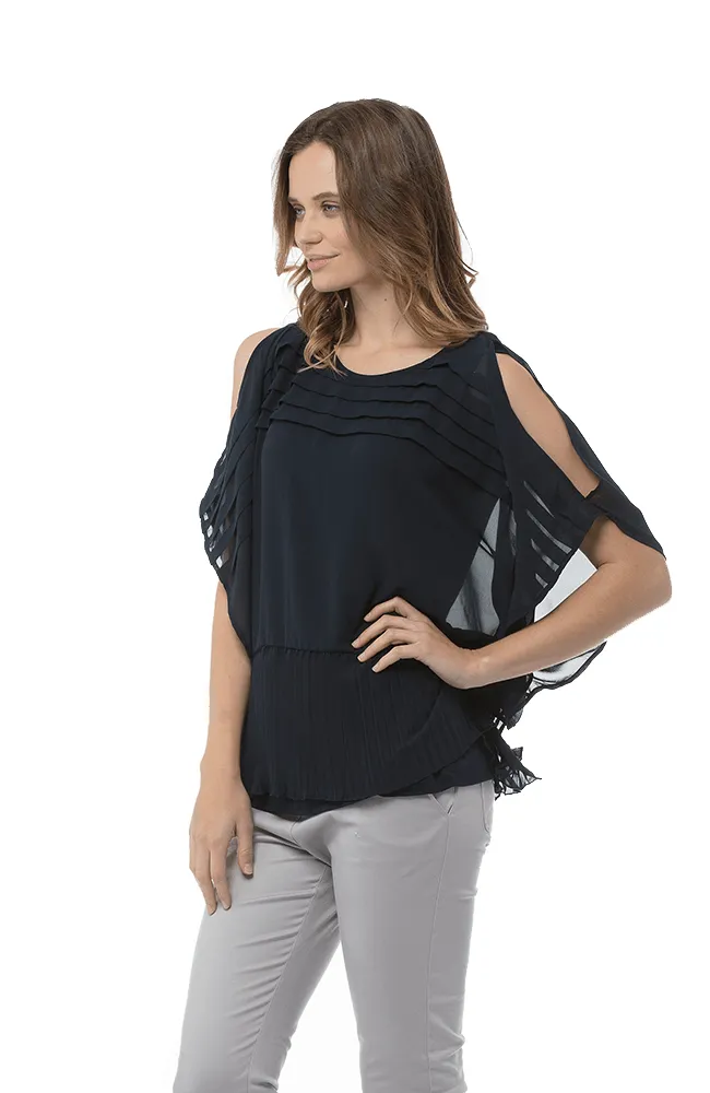 VIVIAN Top - Navy