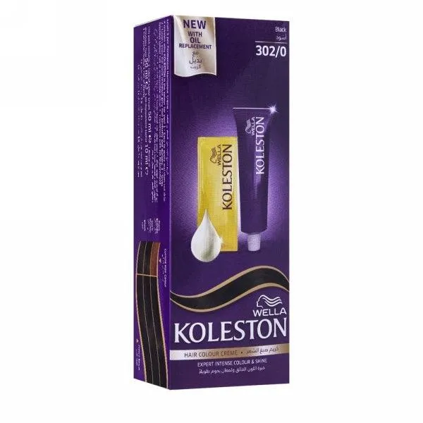 WELLA KOLESTON HAIR COLOR 302 BLACK 50ML