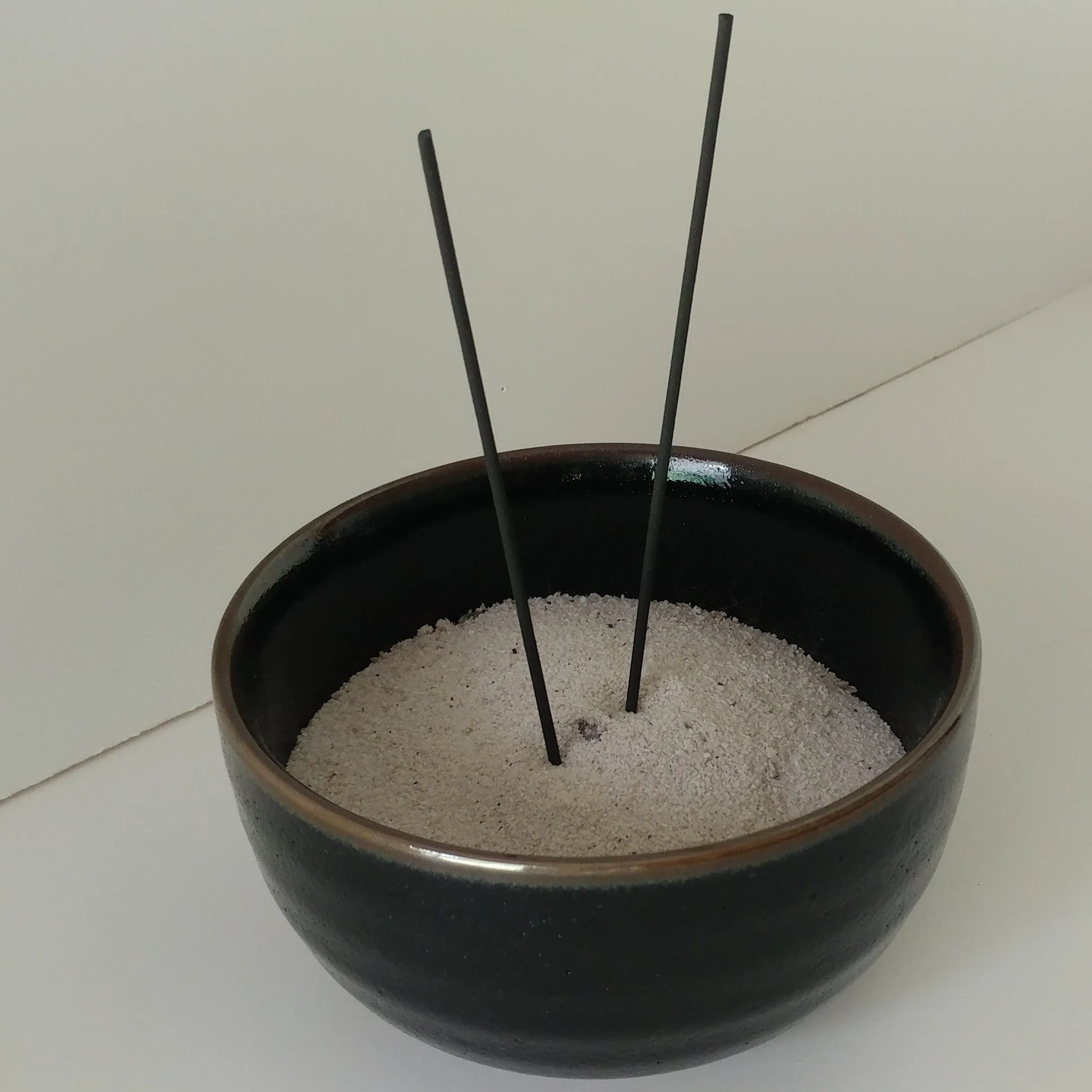 Yuzu Tenmoku Incense Bowl