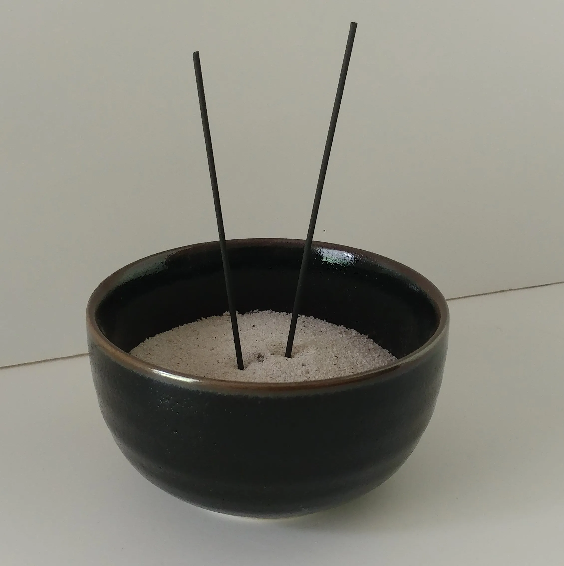 Yuzu Tenmoku Incense Bowl